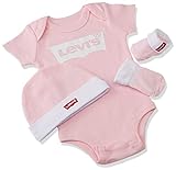 Levi's Kids Classic batwing infant hat bodysuit bootie set 3pc Baby Jungen Fairy Tale 0-6 Monate