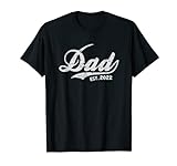 Herren Vintage Werdende Papa Geschenk Promoted to Dad est. 2022 T-Shirt