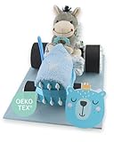 Windeltorte.com - Windeltorte für Jungen | Blauer Windeltraktor - inkl. 20 LILLYDOO Windeln | Geschenk zur Geburt | Taufgeschenk | Geschenk zur Babyparty - Premium Windeltorte (blau)