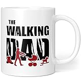 Papa Geschenkidee | Walking Dad | Vater Geschenk Tasse zur Geburt Baby Vatertag Geburtstag (330 ml)