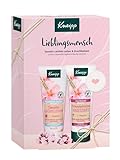 Kneipp Geschenkpackung Lieblingsmensch - Set: Duschbalsam Mandelblüten Hautzart (200ml) + Mandelblüten Hautzart Sensitiv Leichte Lotion (200ml) - inkl. Geschenkbox