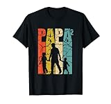 Herren Papa 2 Söhne Dad hoch 2 zweifacher Vater Zwillingspapa T-Shirt