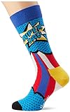 Happy Socks Super Dad Socke, Socken Herren, blau, 41-46