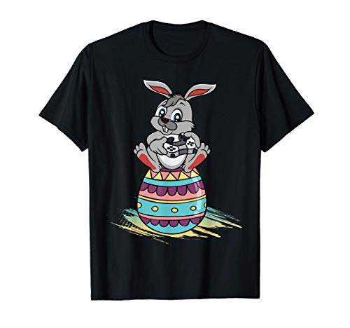 Gaming Easter Bunny Gamer Boy Girl Video Game Controller Kid T-Shirt