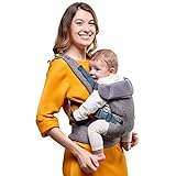 You+Me 4-in-1 Babytrage mit 3D-Cool Mesh – Für Neugeborene ab 3,6kg und Kleinkinder bis 14,5kg