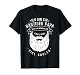 Ich Bin Ein Bärtiger Papa Viel Cooler Vater Geschenk T-Shirt