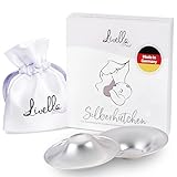 Livella | Silberhütchen aus 999er Silber | Made in Germany | Hilfe bei gereizten Brustwarzen | Unterstützt feuchte Wundheilung beim Stillen | Wochenbett Stillhütchen (2 Stück) für Brustschutz