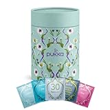 Pukka Bio-Tee Seelenzauber Geschenkdose mit einer Auswahl feinster Bio-Kräutertees für entspannte & seelenruhige Momente - 30 Teebeutel (1x Geschenkdose)