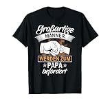 Großartige Männer Werden Zum Papa Befördert Werdender Vater T-Shirt