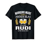 Rudi Name Geschenk-Idee Geburtstag Lustiger Spruch T-Shirt
