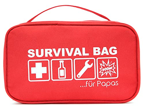 HAPPY DIKDIK Geschenke für werdende Väter - Survival Bag für Papas - werdender Papa Geschenk - Geschenke zur Geburt - Papa Geschenk Baby Mädchen Junge