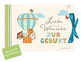 Liebe Wünsche zur Geburt: Mit Kuvert für einen Geldbetrag
