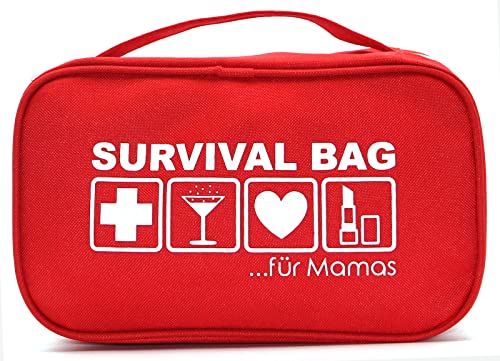 HAPPY DIKDIK Survival Bag als Geschenk für Schwangere oder Beste Mama der Welt - Geschenke für werdende Mütter - Geschenke zur Geburt Junge Mädchen