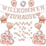 Willkommen Zurück Deko, Willkommen Zuhause Baby Welcome Home Baby Girl für Einweihungsparty Zuhause Geburt Fest Dekorations