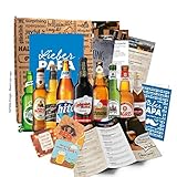 Geschenkidee Papa zum Vatertag Geschenk für Männer | BIERE DER WELT | Geschenkidee für Vater zum Geburtstag oder zum Männertag | Biergeschenk Bester Papa Box (9x0,33l)