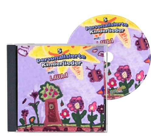 Personalisierte Kinderlieder CD - Jedes Lied gesungen mit Vorname des Kindes - Mit jedem Wunschname möglich ! / auch+oder auf USB-Stick / - Neue Texte auf bekannten Melodien / Mutmach-Lied - Lob-Lied - Trost-Lied - Aufwach-Lied - Geburtstags-Lied