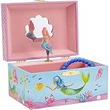 Jewelkeeper Schmuckkästchen Mädchen - Musikalische Schmuckschatulle für Mädchen, verzauberte Ballerina Design - Schwanensee Melodie