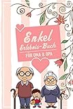 Enkel Erlebnis Buch Für Oma & Opa: Tolles Erlebnis Tagebuch Für Oma, Opa Und Enkelkinder | 120 Seiten Notizbuch | Geschenk Für Großeltern Zur Geburt