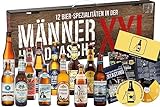 KALEA Männerhandtasche XXL | 12 x 0,33l Bierspezialitäten | Biergeschenk für Männer | Bier Tasting zu Hause für alle Fans von verschiedenen Biersorten…