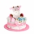 Windeltorte in Rosa mit Pony-Spieluhr von Homery, perfekt als Geschenk für Mädchen zur Baby-Party oder Geburt – Handmade fair hergestellt - 1