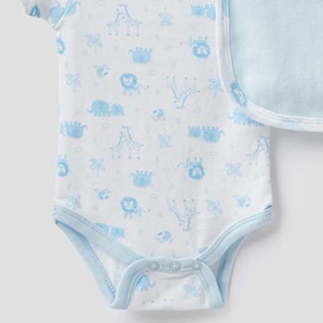 Baby Gift Set - Blue Hamper Full of Baby Products in Baby Boy Keepsake Box - 8