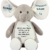 Elefant Baby-Geschenk Kuscheltier Geschenkidee zur Geburt & Taufe personalisiert mit Namen Geburtsdaten Taufspruch - 3