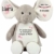 Elefant Baby-Geschenk Kuscheltier Geschenkidee zur Geburt & Taufe personalisiert mit Namen Geburtsdaten Taufspruch - 7