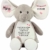 Elefant Baby-Geschenk Kuscheltier Geschenkidee zur Geburt & Taufe personalisiert mit Namen Geburtsdaten Taufspruch - 8