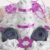 Windeltorte.com Einhorn Windeltorte für Mädchen - Süßes Geschenk für die Babyparty mit 21 hautfreundlichen LILLYDOO Windeln - Nützliches Geschenk zur Geburt - 2