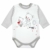 TupTam Baby Unisex Bekleidungsset mit Aufdruck 3 TLG, Farbe: Streifenmuster Grau/Bärchen Herz, Größe: 62 - 2