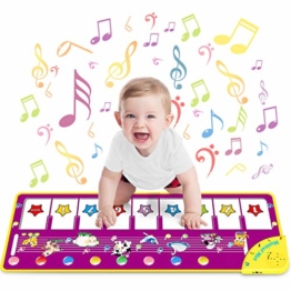 WEARXI Baby Spielzeug Ab 1 2 3 4 5 6 Jahre Mädchen Junge - Kinderspielzeug Babyspielzeug Lernspielzeug Kleinkind Spielzeug, Tanzmatte, Klaviermatte, Musikmatte, Keyboard Kinder Spielsachen Geschenke - 1