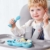 YOOFOSS Baby Teller Silikon Schalen Baby Kinder Tischset Rutschfest Babyteller mit Saugnäpf BPA-frei Babyteller Mikrowelle und Spülmaschinenfest für die Meisten Hochstuhl Tabletts - 7