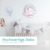 Elbeffekt Häschen Wandlampe aus Holz - personalisierbares Geschenk - Geburtsgeschenk Mädchen personalisierte Geschenke Baby Taufgeschenk - Baby Namensgeschenke aus Echtholz - 3
