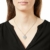 Gravado Halskette aus silberfarbenem Edelstahl mit Herz-Anhänger und Gravur mit Kinder Füßchen, Personalisiert mit Namen und Datum, Mädchen Schmuck - 4
