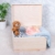 LAUBLUST Erinnerungsbox Baby Personalisiert - Dschungel - Geschenk zur Geburt | XL - 40x30x24cm, Holzkiste Natur FSC® - 7