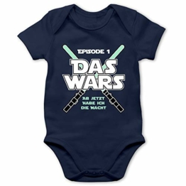 Shirtracer Baby Geschenke zur Geburt - Das Wars Jetzt Habe ich die Macht Junge - 3/6 Monate - Navy Blau - Body oma und Opa 2020 - BZ10 - Baby Body Kurzarm für Jungen und Mädchen - 1